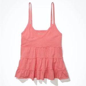 American Eagle Tiered Babydoll Cami - S